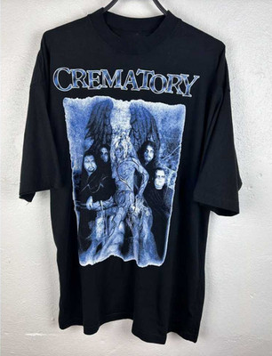Band Tees Vintage Crematory Act Seven Tour Metal T-Shirt BT963