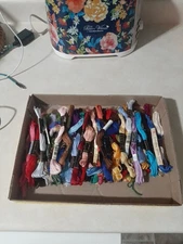 Lot of 89 Assorted Color DMC Floss Coats& Clark's J.P.Coats 