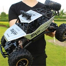 ✅Voiture Télécommandée tout-terrain Silver Jouet camion 1:12 2.4G Lumière LED