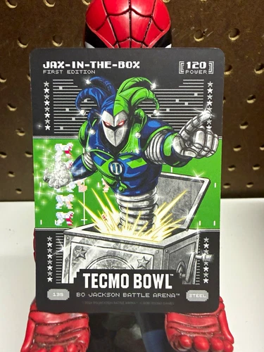JSN 1st Edition Tecmo Bowl Steel Jax-In-The-Box Bo Jackson