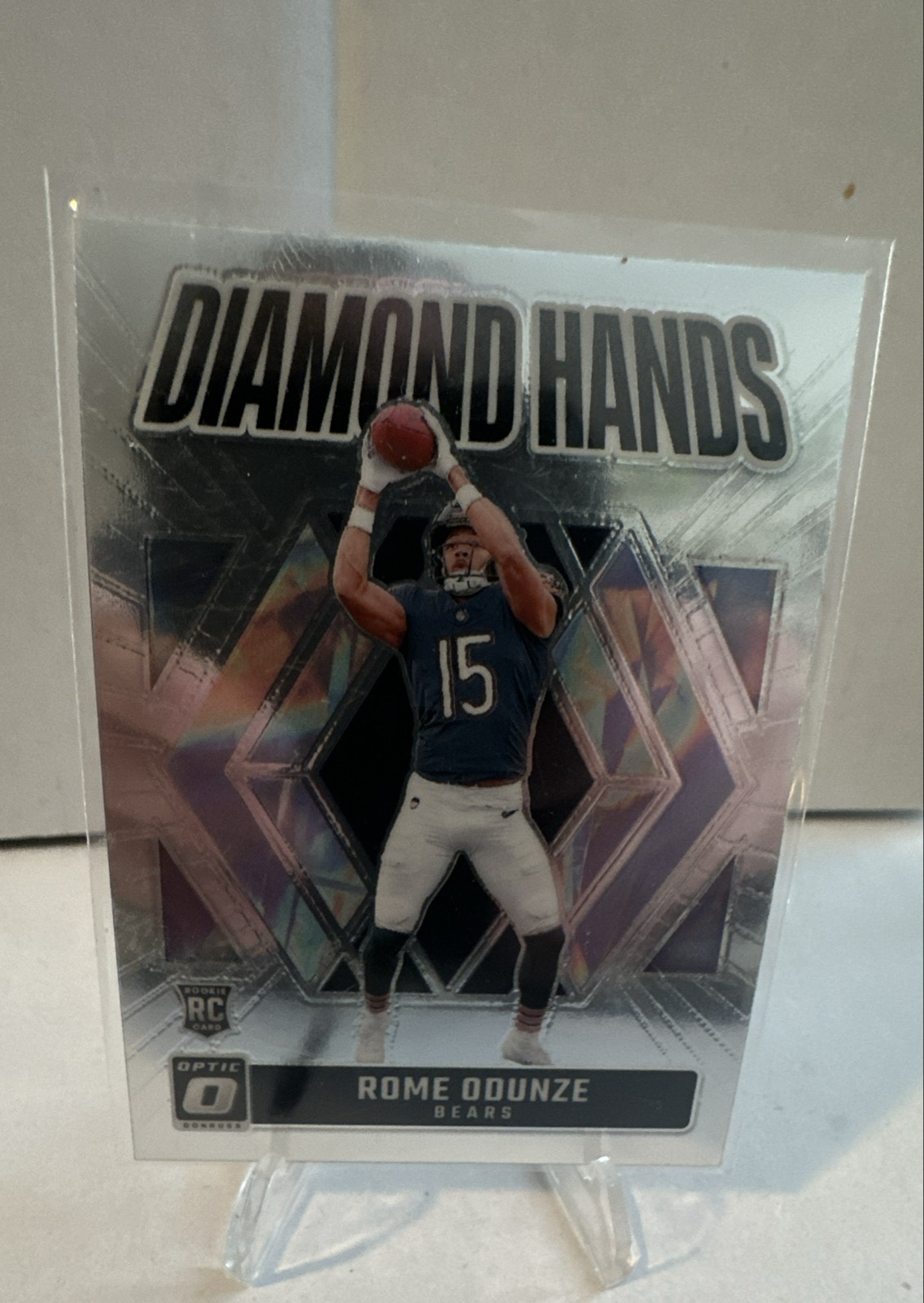 2024 Panini Donruss Optic - Diamond Hands Rome Odunze #1 (RC)