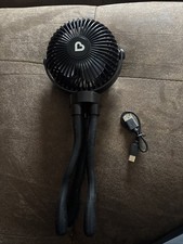 Munchkin Stroller Fan, 4 Speed, Black With Charger Works Great