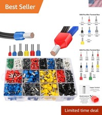 Wire-Ferrule Kit 1200pcs:Ferrule-Connectors, Double Ferrules Terminal Set, In...