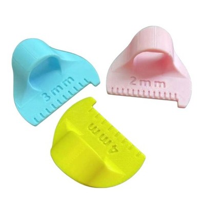 3pcs Sewing Templates, Finger Ruler Quilting & Stitching Aid for ...