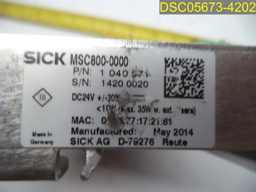 Sick MSC800-0000 Track and Trace Controller Part no. 1040571 - Picture 4 of 6
