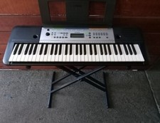 Yamaha YPT-255 Electronic Polyphonic Piano Keyboard 61 Keys  Stand  Power Cord