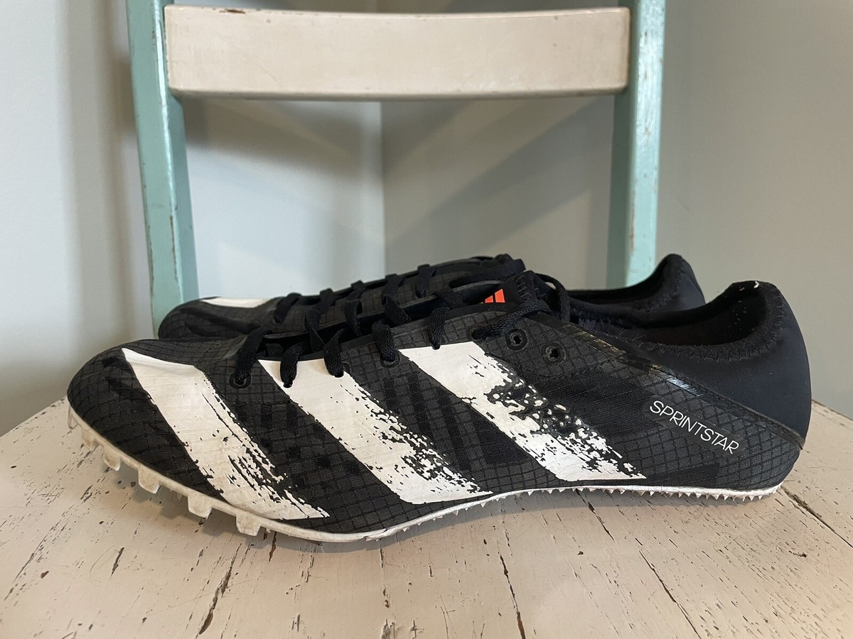 Adidas Sprintstar Track Field EG1199 Black Running Spikes Cleats