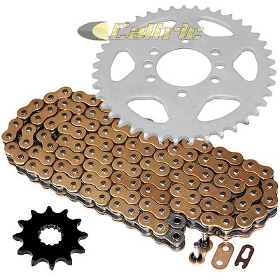 Caltric Red Drive Chain And Sprockets Kit for Honda Atc350X 1985