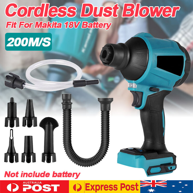 Cordless Air Duster Dust Blower Inflator Vacuum Cleaner For Makita