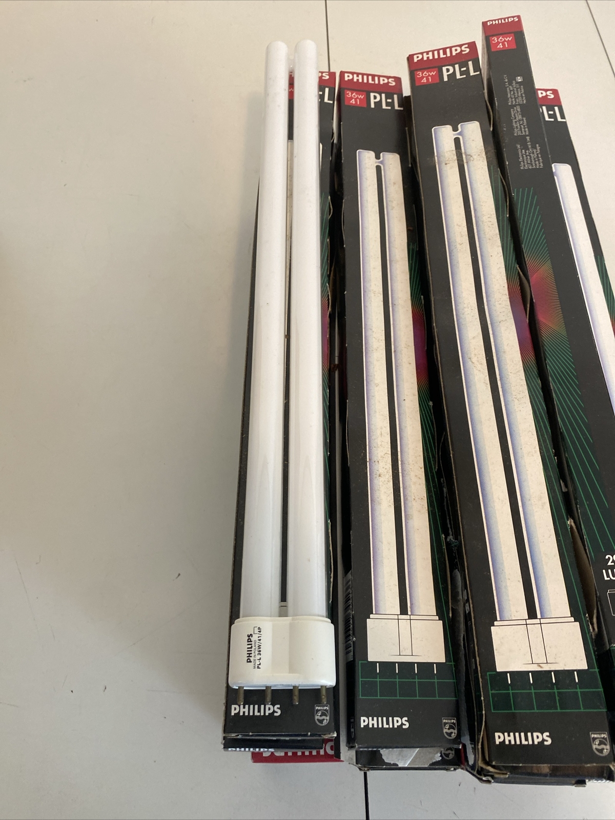 Philips Twin Tube Fluorescent Light Bulb PL-L 36W 41 4P 2900 Lumen 2G11 ...