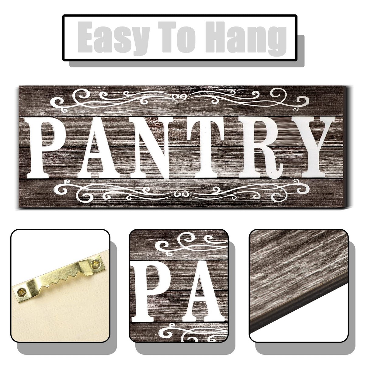 Coffee Sign IMIKEYA Pantry Wall Sign - Rustic Metal Letters For ...