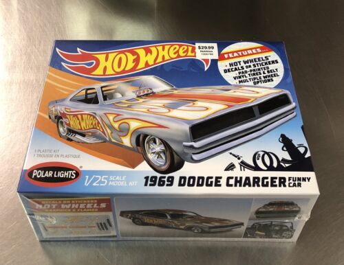 POLAR LIGHTS 1969 DODGE CHARGER FUNNY CAR MODEL-KIT PIL988/12 SEALED 1/25 SCALE - Picture 1 of 6