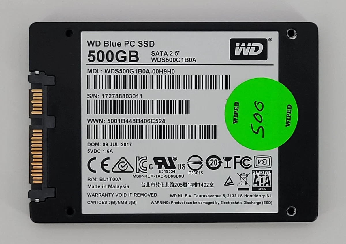 Western Digital 500GB Solid State Drive 2.5