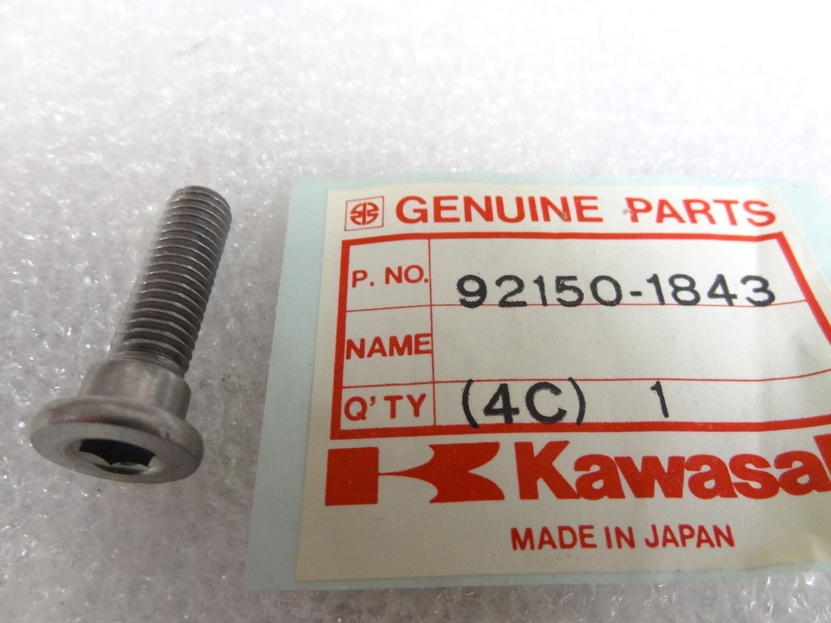 Kawasaki NOS NEW 92150-1843 Socket Bolt 8x30 EX KL VN ZR ZX