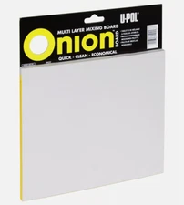 U-POL 737 Onion Board Multi-Layer Filler Mixing Palette 100 Wax-Free Sheets
