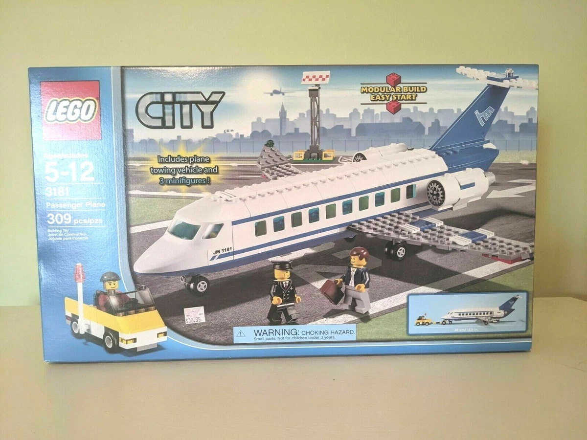 Lego city passenger plane 3181 sales