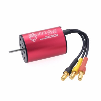 Surpass KK 2430 8200/6300/5800KV Waterproof Brushless Motor for 1/18 1/16 RC Car