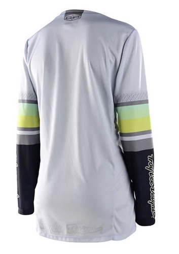 TLD WOMENS GP JERSEY WARPED WHITE 30832701 - Picture 2 of 4