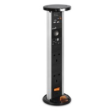 IP54 Waterproof - Pop up socket - 2 Socket 1 Bluetooth Audio 2 USB charger