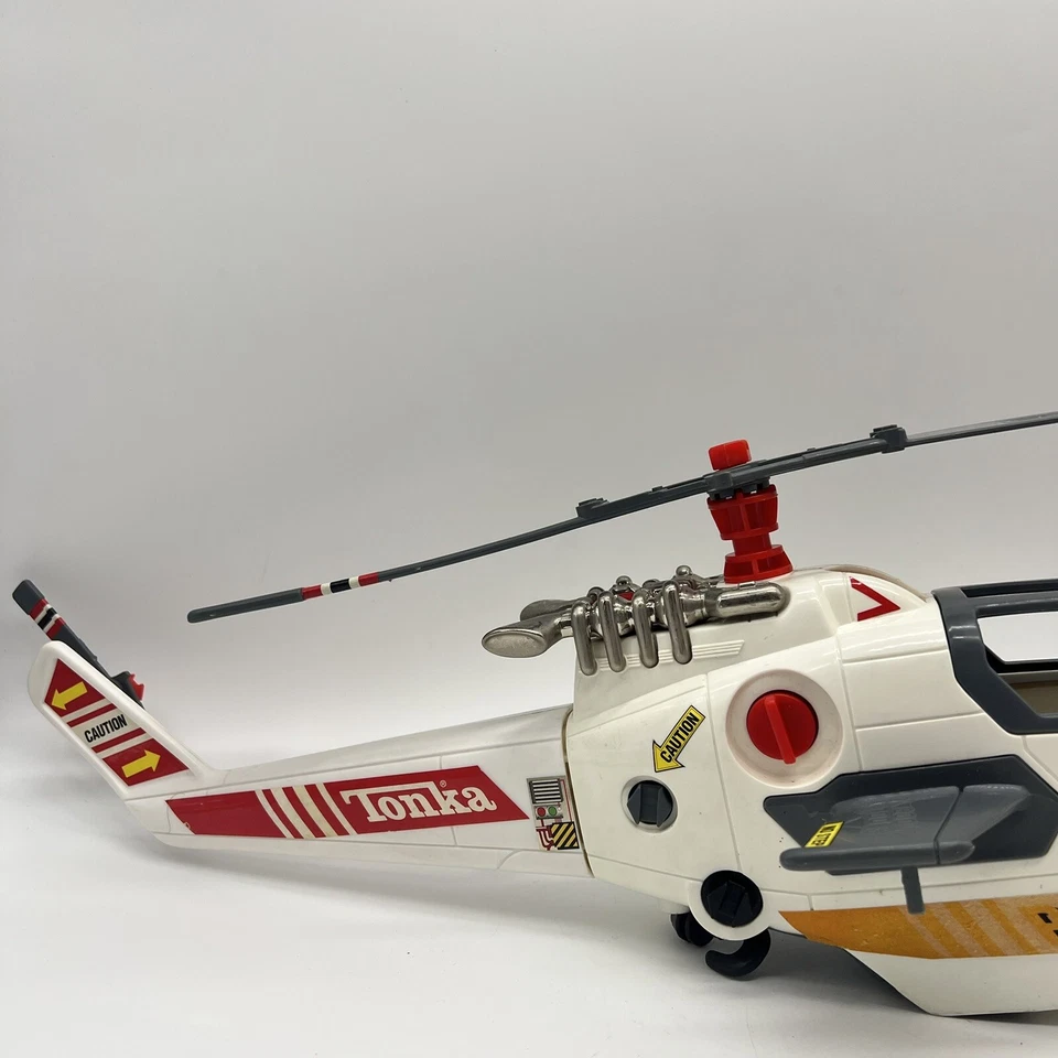 Tonka Cool Tools Search 'N Rescue Helicóptero 1997 Hasbro Juguete Niños Niñas De Colección Foto 3 de 4