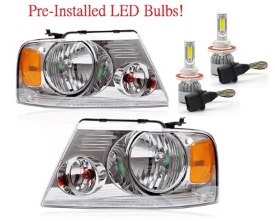 Front Headlight Set – Fits Gulf Stream Crescendo Motorhome (2004