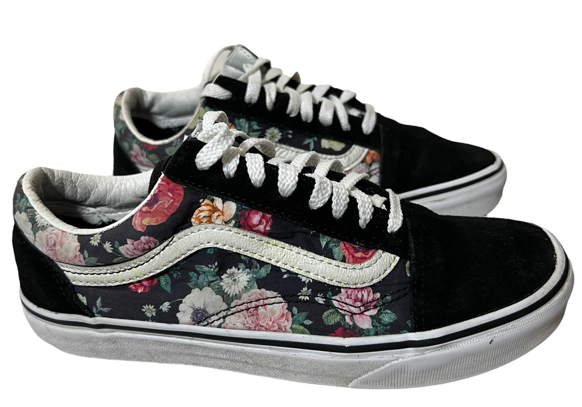 Vans old clearance skool womens floral