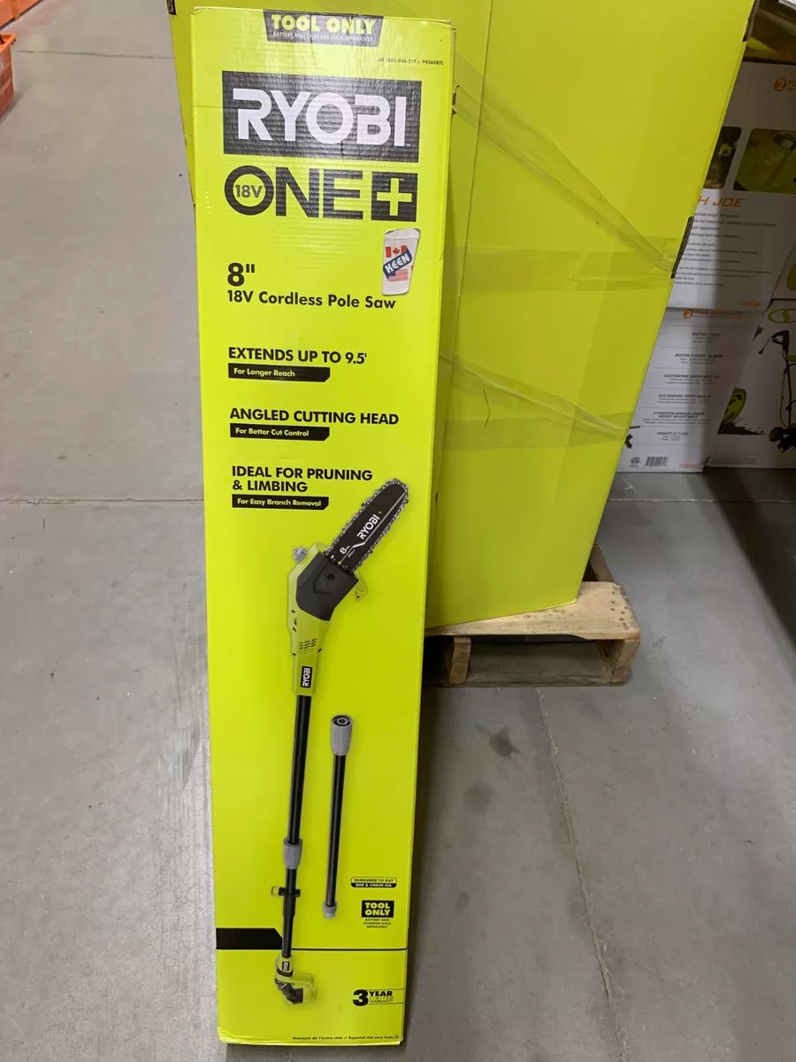 Ryobi 18v cordless pole saw online