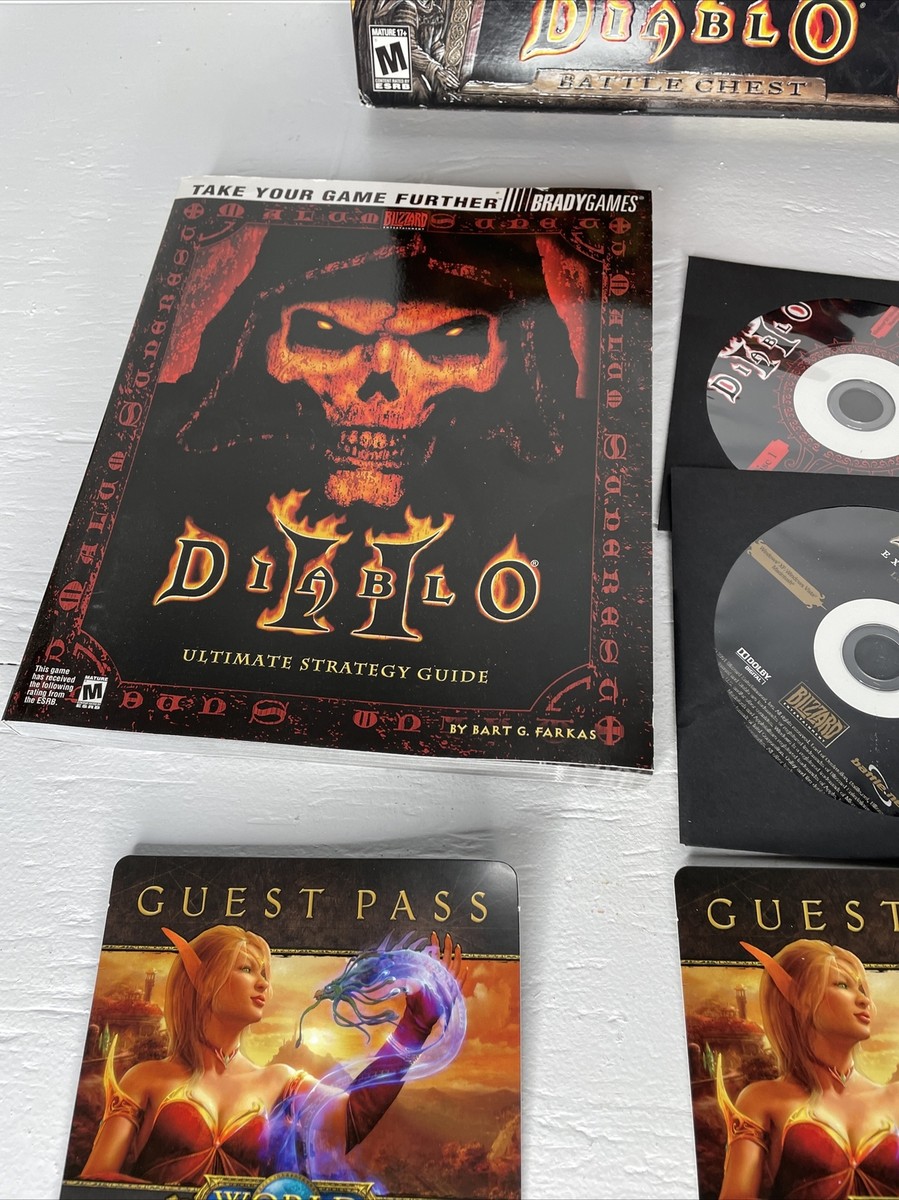 Diablo 2 II Battle Chest Set PC Video Game Strategy Guide