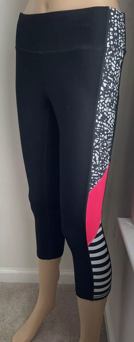 Champion duo dry leggings Sz S Pink And Black Great Condition