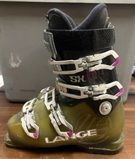 USED WOMEN'S LANGE SX SKI BOOTS - SIZE: 23.5 276MM