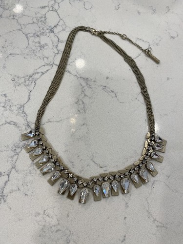 Kenneth Cole New York Gold-Tone Geometric Rhinestone Necklace - Picture 5 of 6