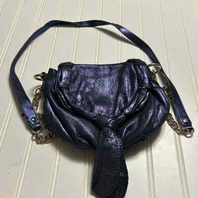 Corso Cuomo Blue Glitter Crossbody Bag