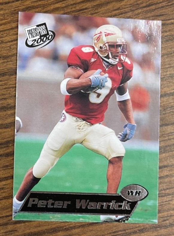 Peter Warrick Press Pass #1 Base