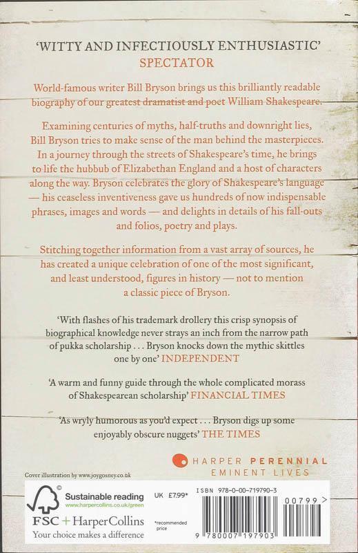 Thumbnail - Shakespeare | Bill Bryson | The World As A Stage | Taschenbuch | 200