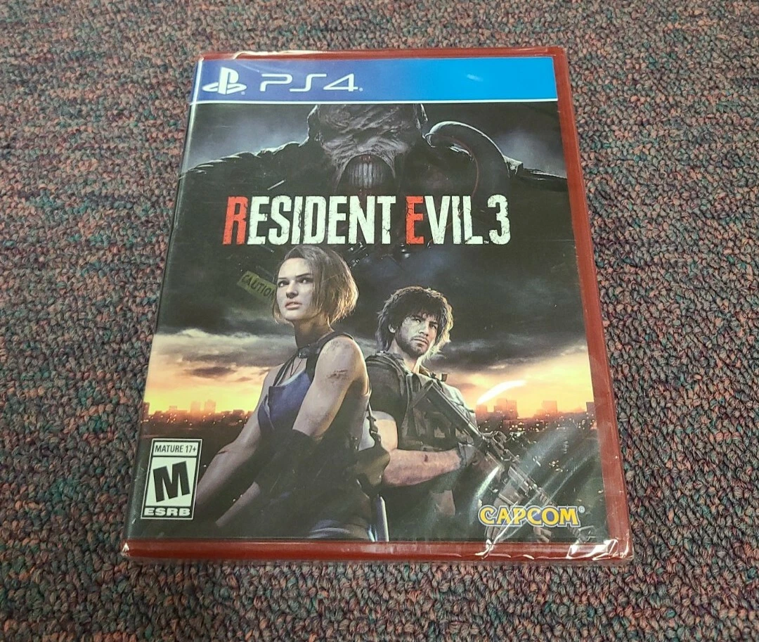 Resident Evil 3 Remake Sony PlayStation 4 PS4 Factory Error Sealed Red Case  RARE 13388560646