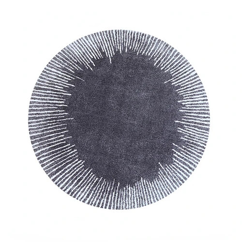 Modern Soft Round Carpets for Living Room Bedroom Bedside Plush Area Rugs Decor - Imagen 10 de 22