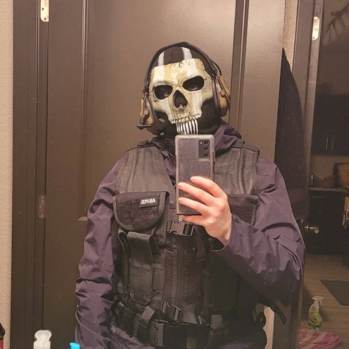 New\UK Hot Ghost Mask V2-Operador MW2*COD Cosplay Tactical Skull Full Face Mask@ - Picture 20 of 20
