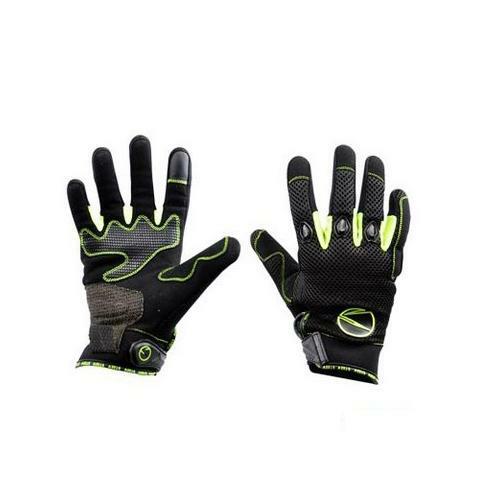 Gant Steev été MX V2 Noir Jaune Fluo taille L avec coque de protection