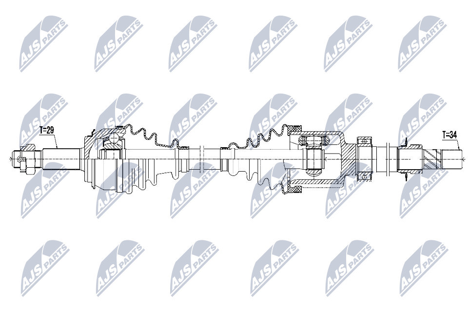Driveshaft For Renault Kadjar 1.5Dci Edc 15- /Right,Atm/ Blue - Image 8