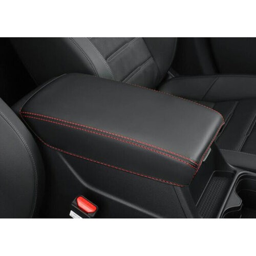 For Honda CR-V CRV 2023-24 Black Leather Middle Console Armrest Box Cover Trim - Foto 2 di 5