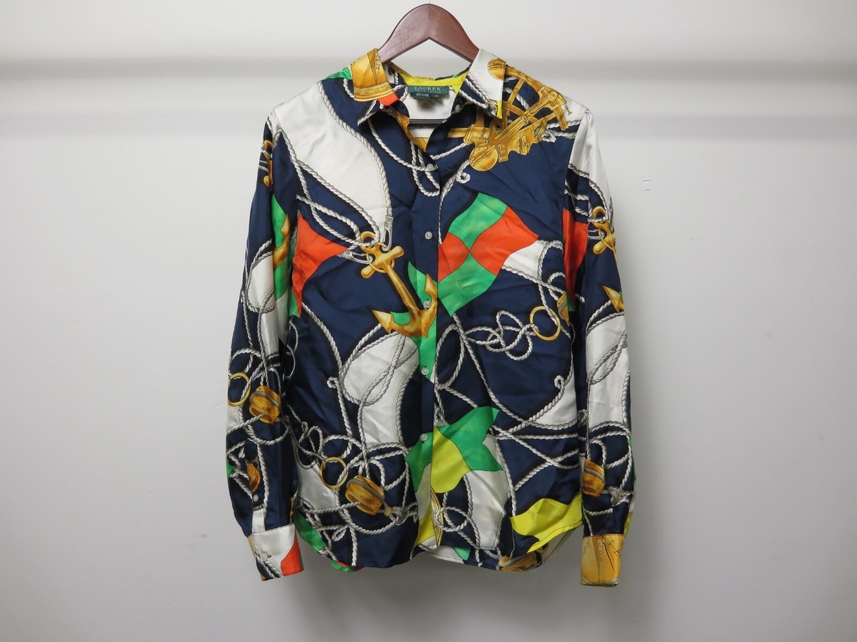 RARE Vintage 90s Ralph Lauren Silk Shirt RRL ARCHIVE | eBay 