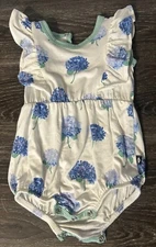 Kyte baby bubble romper in hydrangea size 0-3 months