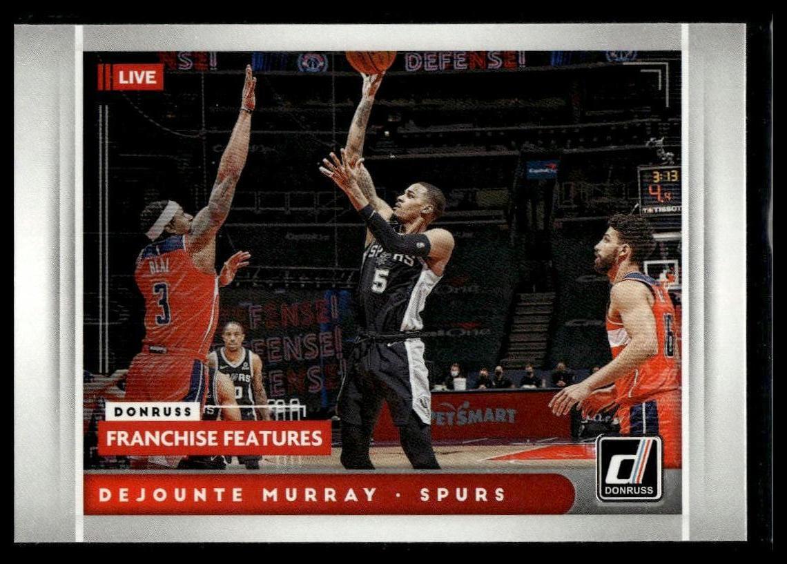 2021-22 Donruss #27 Dejounte Murray Franchise Features