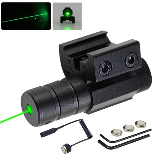 Sight Scope Red Green Dot Laser Beam Rail Mount For 11-20mm Rifle Pistol Hunting - 第 12/13 張圖片
