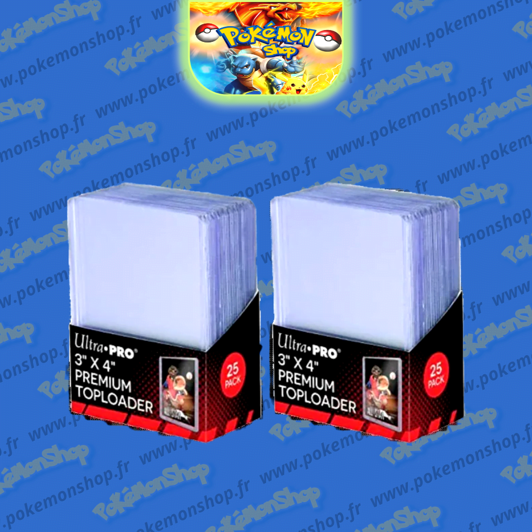 Ultra Pro TOPLOADER Protections Cartes PREMIUM Ultra Pro x50 Neuf
