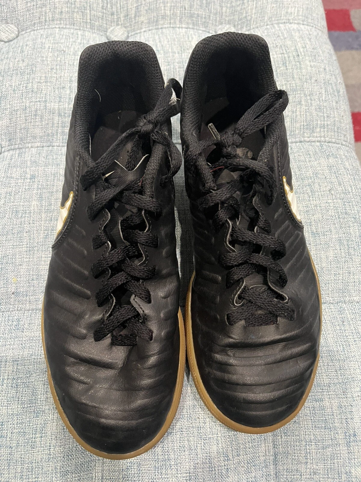 Scarpe da ginnastica Nike Youth Tiempo X Soccer Indoor Ballerine da allenamento Taglia 4Y