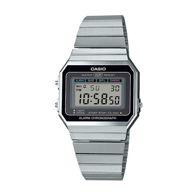 casio digital metal watch