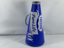 Vtg Nestle Pure Life Megaphone (Made In USA) Rare Blow Mold