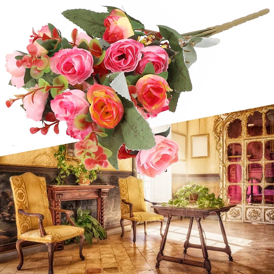 Künstliche Seidenblumen für Grabdekoration symbolisieren Liebe und