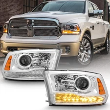 Factory Style 2013-2018 Dodge Ram 1500 2500 3500 Projector Headlights Headlamps